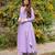 Fairytale lilac anarkali pant & dupatta (set of 3)