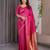 pink soft art silk banarasi jacuard work designer party wear saree with unstitched blouse piece