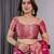 pink soft art silk banarasi jacuard work designer party wear saree with unstitched blouse piece