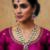 Gold plated traditional bridal kundan-style necklace set with earrings & maangtikka