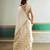 white silk blend weaving handloom festival wear saree