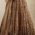Brown Net Zari Sequin Embroidery Work Lehenga Choli With Dupatta