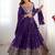 Purple Silk blend Coding Dori Sequin Embroidery Work Lehenga Choli With Dupatta