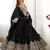 Black Coding Dori With Sequin Embroidery Silk blend Lehenga Choli