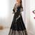 Black Coding Dori With Sequin Embroidery Silk blend Lehenga Choli