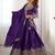 Purple Silk blend Coding Dori Sequin Embroidery Work Lehenga Choli With Dupatta
