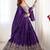 Purple Silk blend Coding Dori Sequin Embroidery Work Lehenga Choli With Dupatta