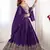 Purple Silk blend Coding Dori Sequin Embroidery Work Lehenga Choli With Dupatta
