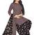 Unstitched printed crepe blend kurta & patiyala dress material with top, bottom & dupatta