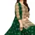 Unstitched printed crepe blend kurta & patiyala dress material with top, bottom & dupatta
