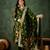 Green women kurta pant dupatta set