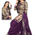 Unstitched printed crepe blend kurta & patiyala dress material with top, bottom & dupatta