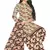 Unstitched printed crepe blend kurta & patiyala dress material with top, bottom & dupatta