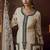 Cream chinon silk embroidered work suit