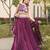 Wine Color Plain Flairy Lehenga Work Fendy Lehenga With Unstitched Blouse
