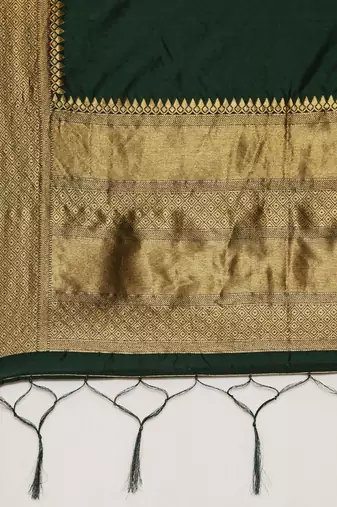 Beautiful South Indian Style Semi-Stitched Half Saree with Blouse and Dupatta for Women