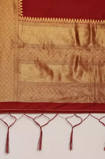 Beautiful South Indian Style Semi-Stitched Half Saree with Blouse and Dupatta for Women