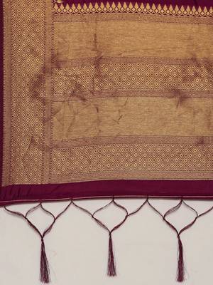 Beautiful South Indian Style Semi-Stitched Half Saree with Blouse and Dupatta for Women 4