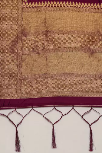 Beautiful South Indian Style Semi-Stitched Half Saree with Blouse and Dupatta for Women