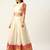 Pochampalli Cream Rani Pink Silk Lehenga