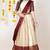 Beautiful South Indian Style Semi-Stitched Half Saree with Blouse and Dupatta for Women