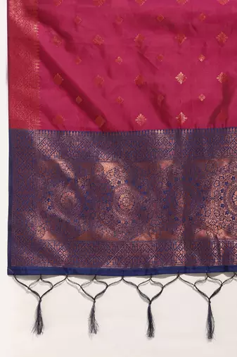 Beautiful South Indian Style Semi-Stitched Half Saree with Blouse and Dupatta for Women