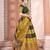 Beautiful South Indian Style Semi-Stitched Half Saree with Blouse and Dupatta for Women