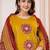 Cotton cambric printed a-line kurti-pant-dupatta  set