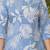 Sky blue cotton sequance work top for women