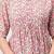 Pink cotton mirror work and sequance work kurta for women