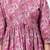 Pink cotton mirror work and sequance work kurta for women