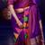 purple color temple woven work soft art silk saree