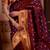 purple color colorfull woven border zari work soft silk blend saree