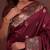 Maroon color colorfull woven border zari work soft silk blend saree