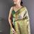 green color zari weaving work kanjivaram tissue art silk saree