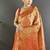 orange color zari weaving work kanjivaram tissue art silk saree