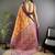 orange color zari weaving work kanjivaram tissue silk saree