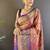 purple & multicolor color zari weaving work kanjivaram tissue silk saree