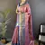 peach & multicolor color zari weaving work kanjivaram tissue silk blend saree