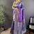purple color flower zari weaves banarasi katan silk saree