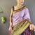 pink & brown color woven zari work kanjivaram tissue art silk saree