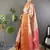 orange & red color woven zari work kanjivaram tissue art silk saree