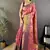 pink color woven zari work kanjivaram tissue art silk saree