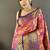 pink color woven zari work kanjivaram tissue art silk saree