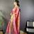 pink color woven zari work kanjivaram tissue art silk saree