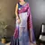 purple color handloom kanjivaram katan art silk weaves work saree