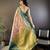 peach color jacquard woven  kanjivaram tissue art silk work saree