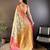 off white-pink color jacquard woven  kanjivaram tissue art silk work saree