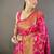 pink color banarasi soft art silk zari woven saree