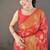 red color banarasi soft art silk zari woven saree
